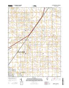 Northeast Pontiac 2015 topographic map thumbnail
