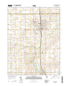 Hoopeston 2015 topographic map thumbnail
