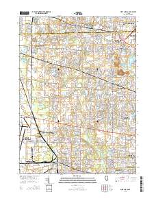 West Chicago 2015 topographic map thumbnail