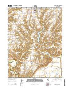 Rushville South 2015 topographic map thumbnail