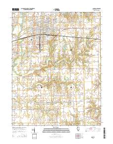 Olney 2015 topographic map thumbnail