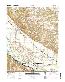 Prairie du Rocher 2015 topographic map thumbnail