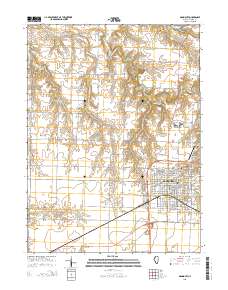 Monmouth 2015 topographic map thumbnail