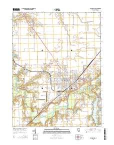 Taylorville 2015 topographic map thumbnail