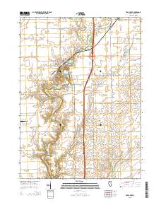 Troy Grove 2015 topographic map thumbnail