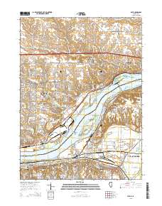 Silvis 2015 topographic map preview