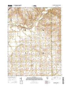 Waynesville West 2015 topographic map thumbnail