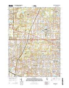 Streamwood 2015 topographic map thumbnail