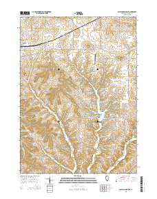 Scales Mound East 2015 topographic map thumbnail