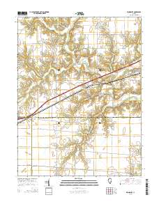 Woodbury 2015 topographic map thumbnail