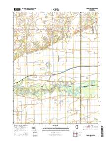 Illiana Heights 2015 topographic map thumbnail