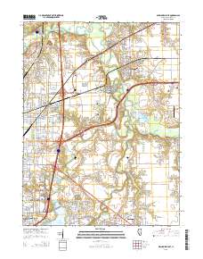 Springfield East 2015 topographic map thumbnail