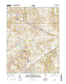 Tilden 2015 topographic map thumbnail