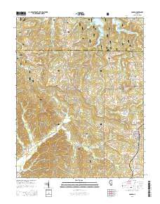 Cobden 2015 topographic map thumbnail