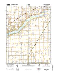 Farmer City South 2015 topographic map thumbnail