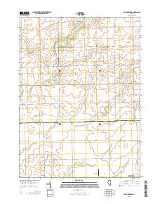 Wilton Center 2015 topographic map thumbnail