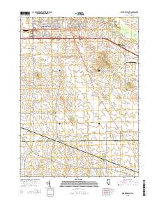 Belvidere South 2015 topographic map thumbnail