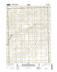 Cabery 2015 topographic map thumbnail