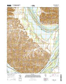 Brussels 2015 topographic map thumbnail