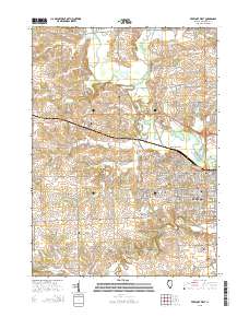 Freeport West 2015 topographic map thumbnail