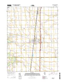 Arcola 2015 topographic map thumbnail