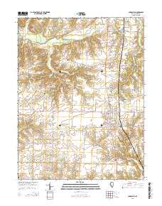 Carrollton 2015 topographic map thumbnail