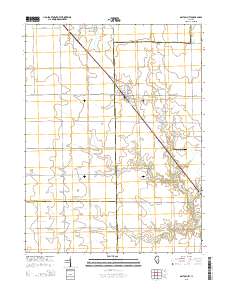Dalton City 2015 topographic map thumbnail