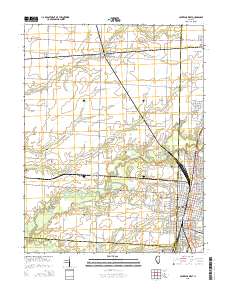 Centralia West 2015 topographic map thumbnail