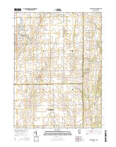 Beecher East 2015 topographic map thumbnail