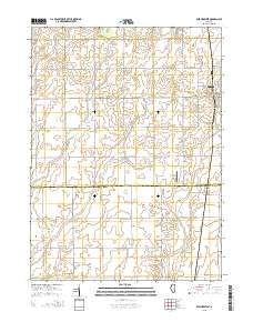 Beecher West 2015 topographic map thumbnail