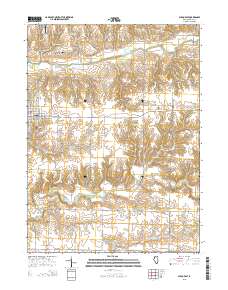 Aledo East 2015 topographic map thumbnail