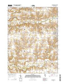 Aledo West 2015 topographic map thumbnail