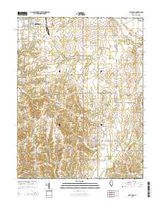 Flat Rock 2015 topographic map thumbnail