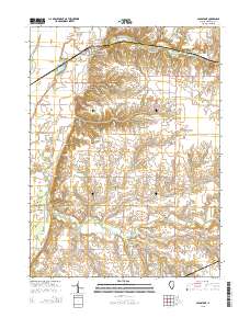 Gladstone 2015 topographic map thumbnail