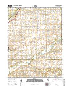 Funks Grove 2015 topographic map thumbnail
