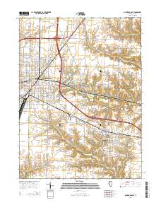 Galesburg East 2015 topographic map thumbnail