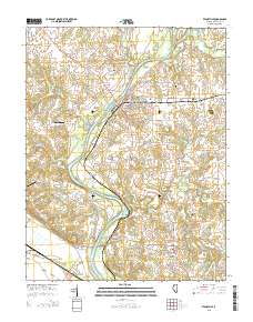 Evansville 2015 topographic map thumbnail