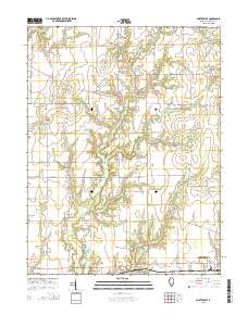 Porterville 2015 topographic map thumbnail