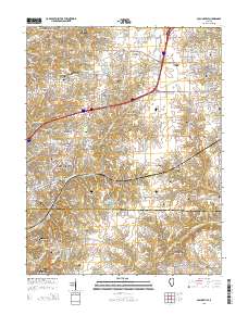 Collinsville 2015 topographic map thumbnail