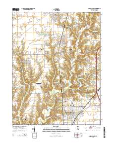 Gillespie South 2015 topographic map thumbnail