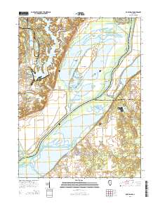 Duck Island 2015 topographic map thumbnail