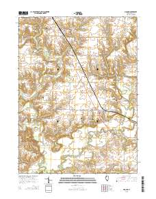 Maquon 2015 topographic map thumbnail