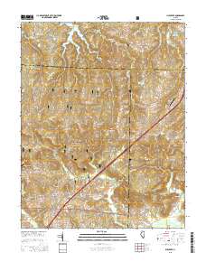 Lick Creek 2015 topographic map thumbnail