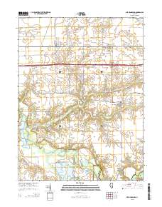 Mechanicsburg 2015 topographic map thumbnail