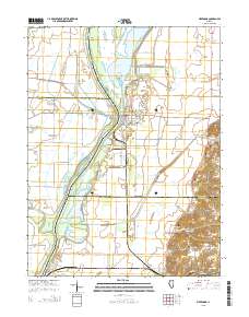 Meredosia 2015 topographic map thumbnail