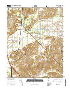 Reevesville 2015 topographic map thumbnail