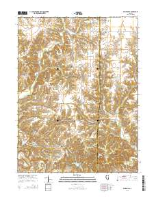 Kellerville 2015 topographic map thumbnail