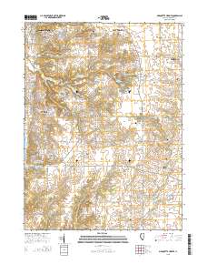 Marquette Heights 2015 topographic map thumbnail