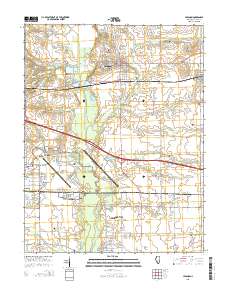 Lebanon 2015 topographic map thumbnail