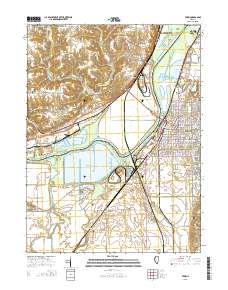 Pekin 2015 topographic map thumbnail